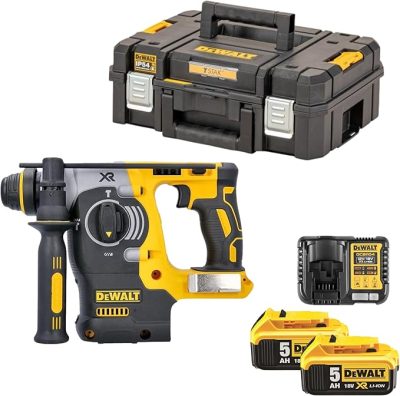 Tassellatore DeWalt SDS Plus 18V XR Li-Ion 5.0Ah – Motore Brushless - immagine 2
