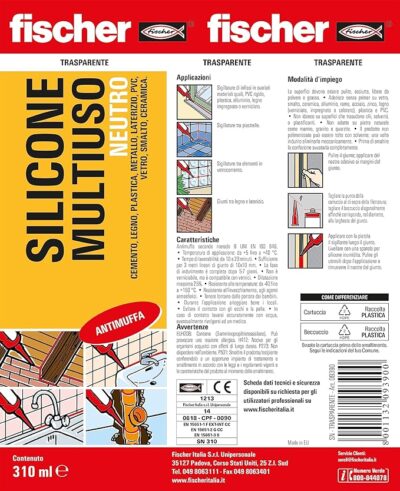 Fischer Silicone Sigillante Neutro SN TR - immagine 3